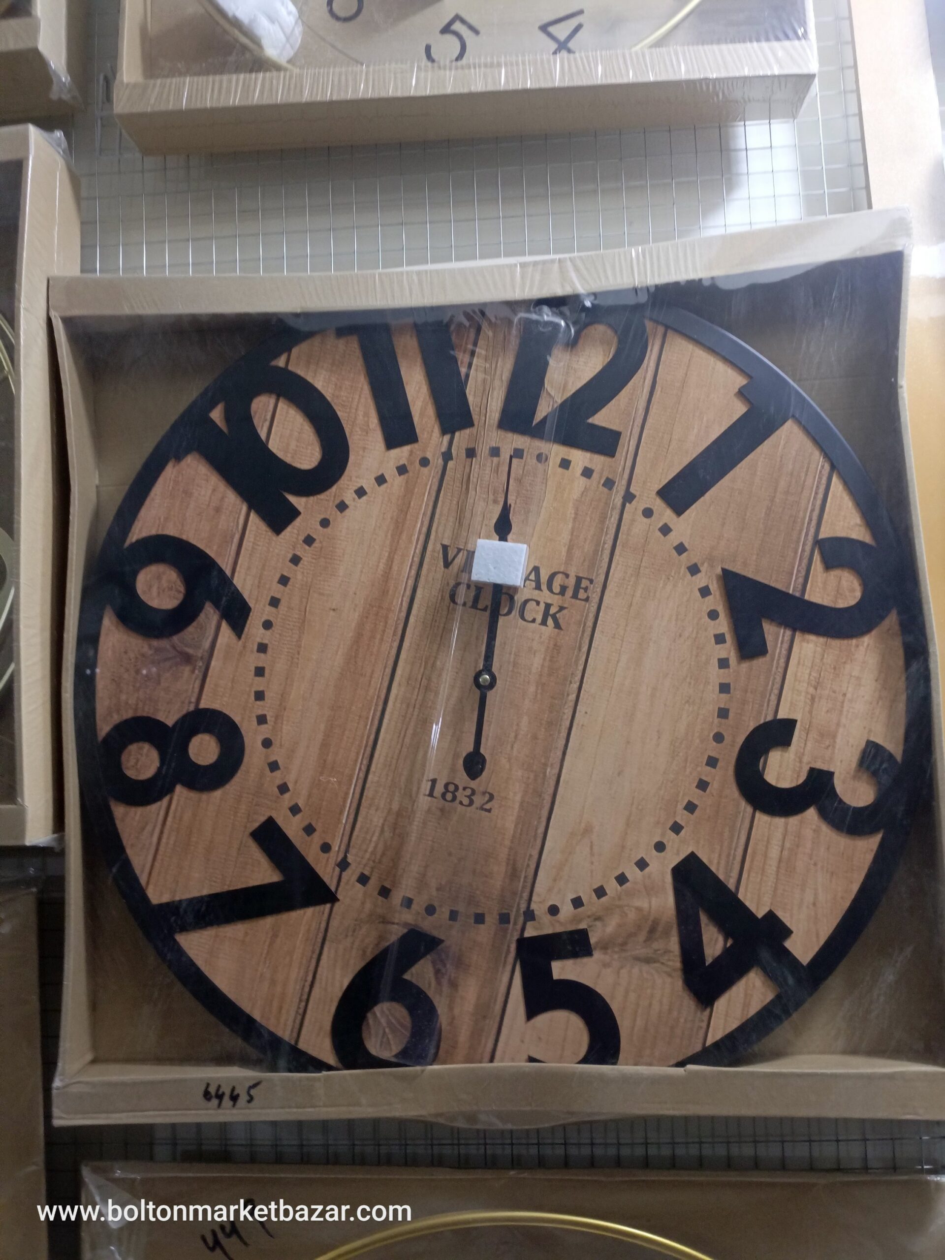 2024/03/1009689996-scaled.jpg Imported Quality Big 24*24 Inch Wall Clock - Image 1