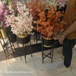 Premuim Quality Corner 1pc Planter Stand + Arrangement - Image 2