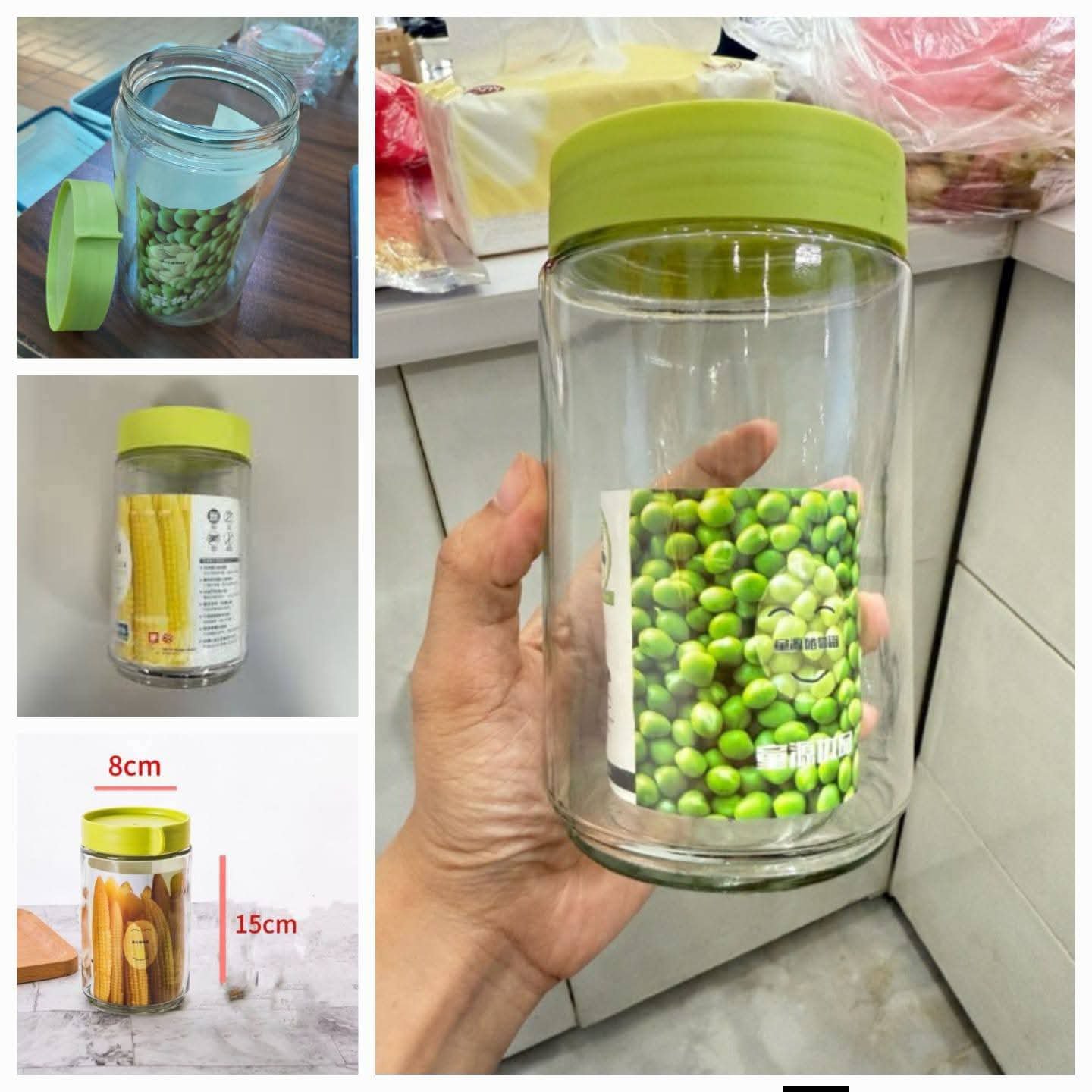 Premium Quality 1pc Glass Spice Jar 500ML