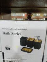 Plastic 4pc Bath Set