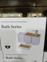 Plastic 4pc Bath Set - Image 2