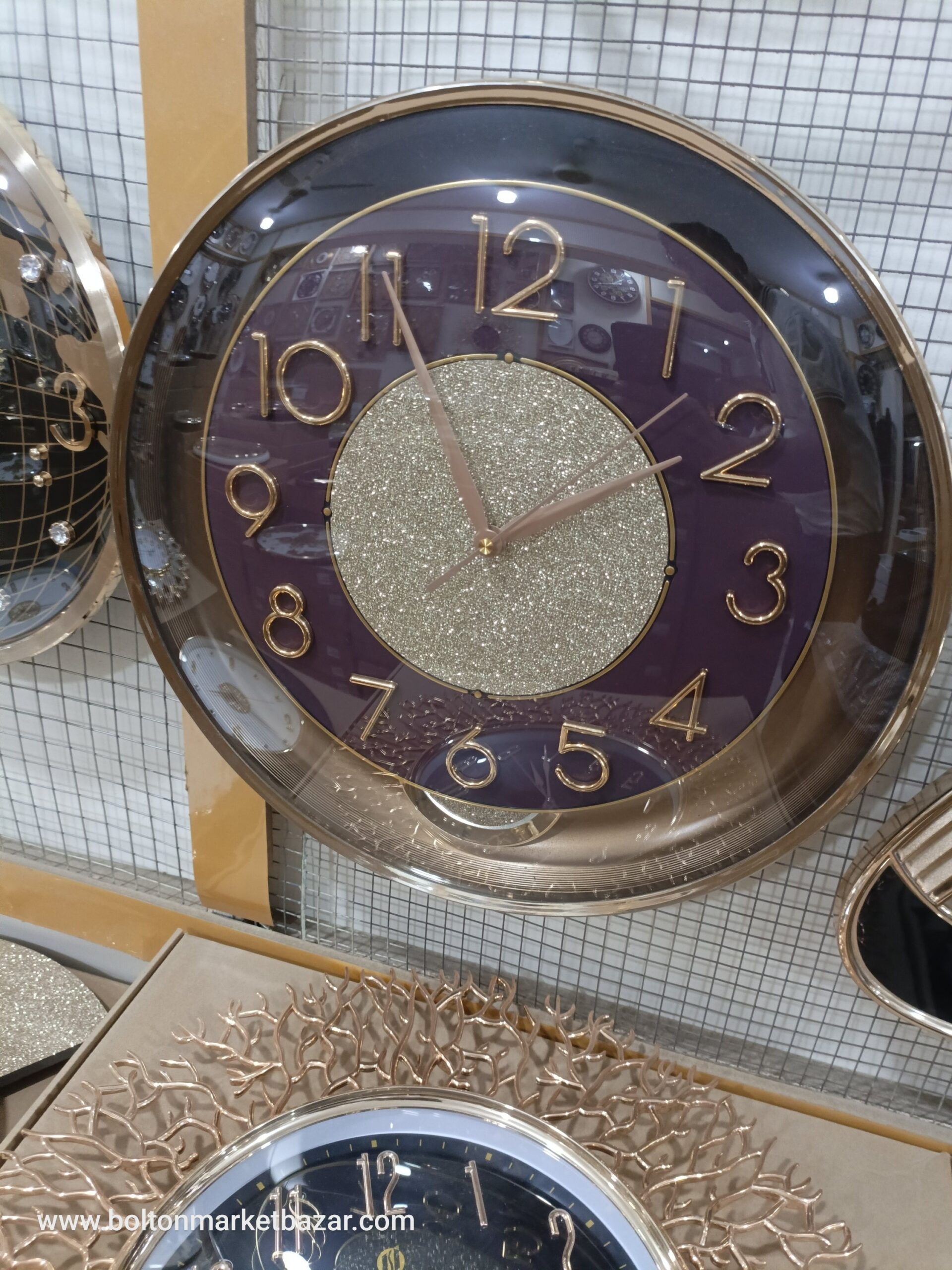 2026/06/1010670727-scaled.jpg Home Wall Decor Clock With Pendum - Image 1