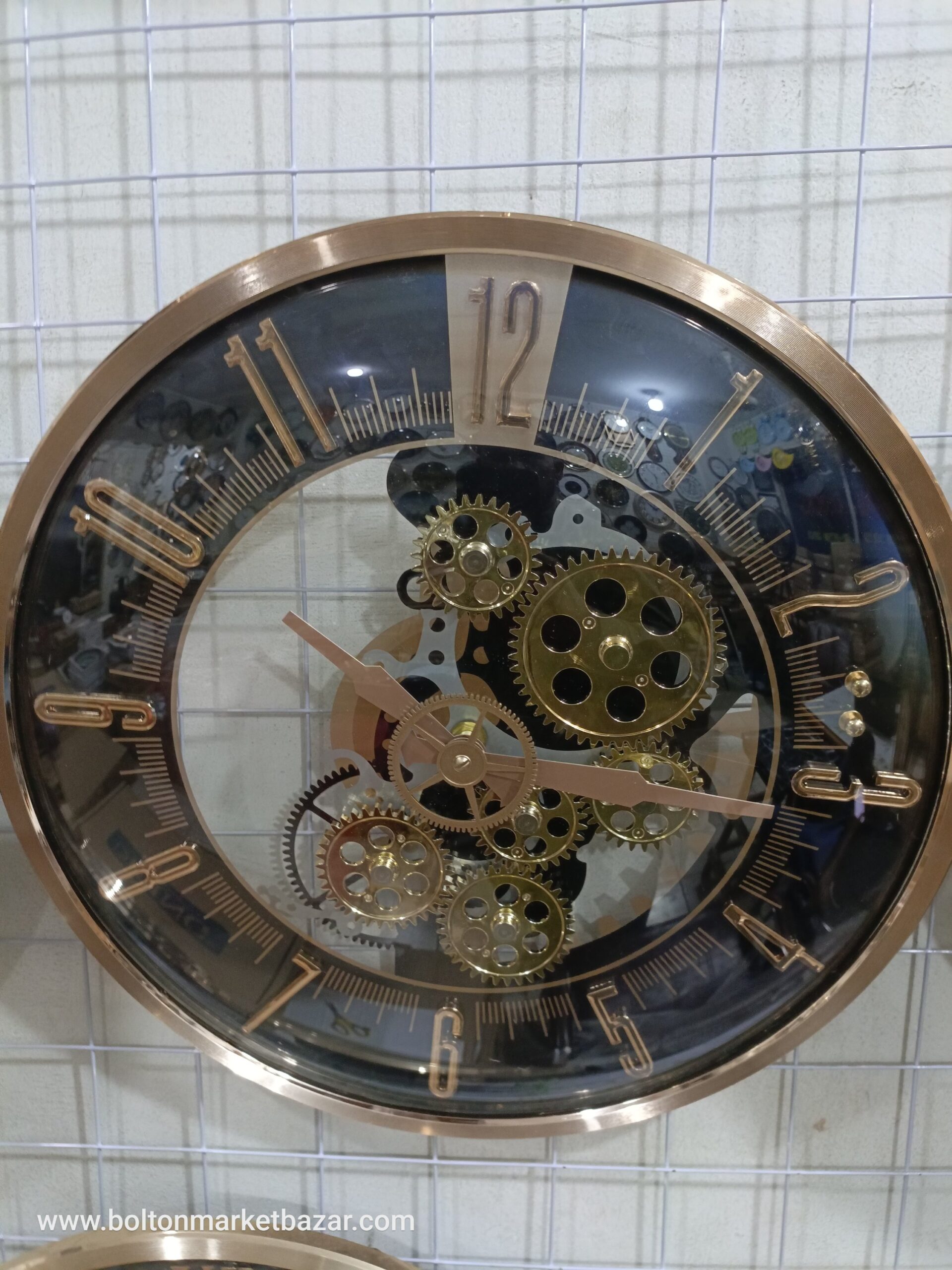 2026/06/1010818057-scaled.jpg New Look Imported Gear Wall Decor Clock - Image 1