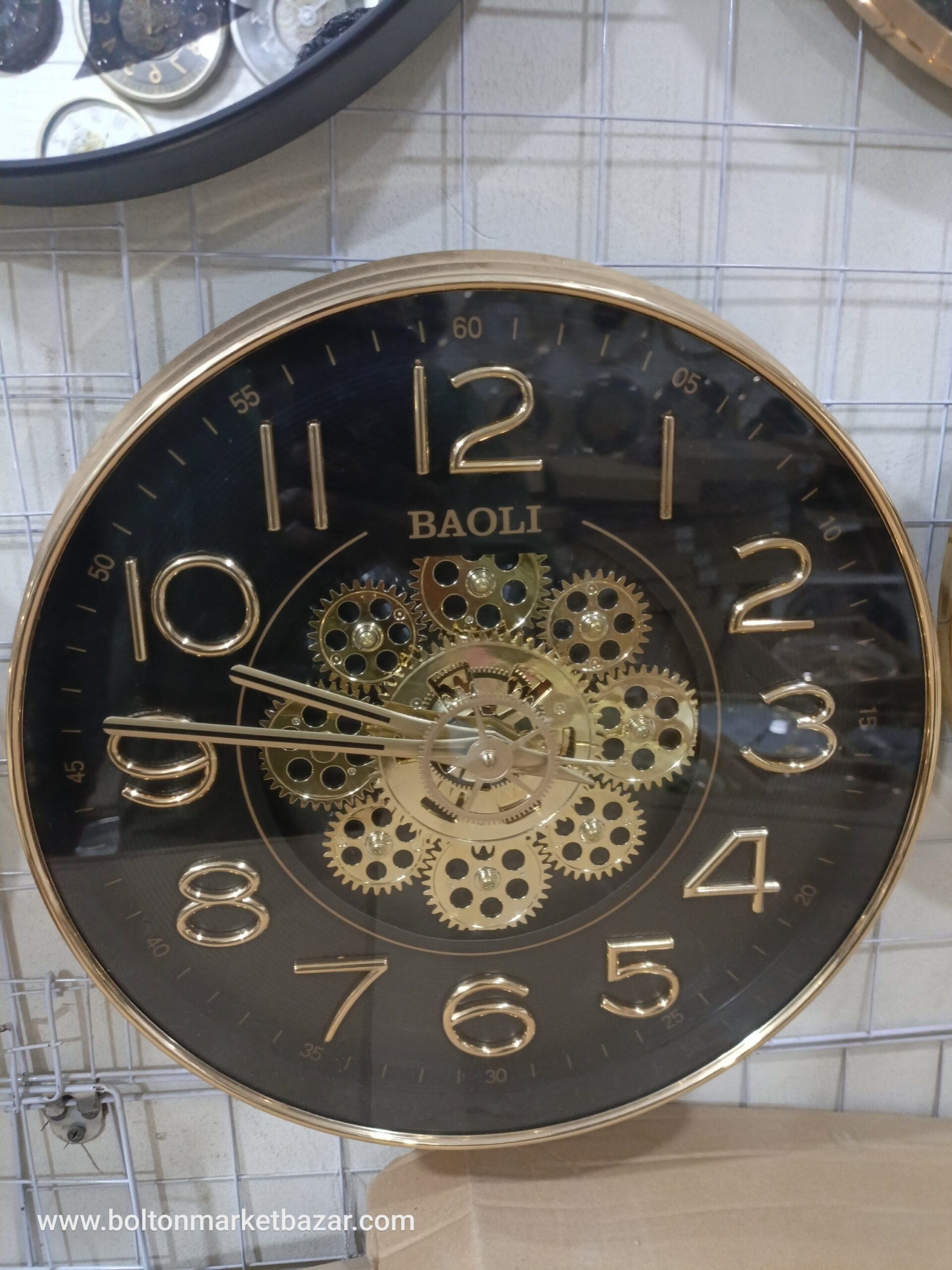 2026/06/1010818063-scaled.jpg New Look Imported Gear Wall Decor Clock - Image 1