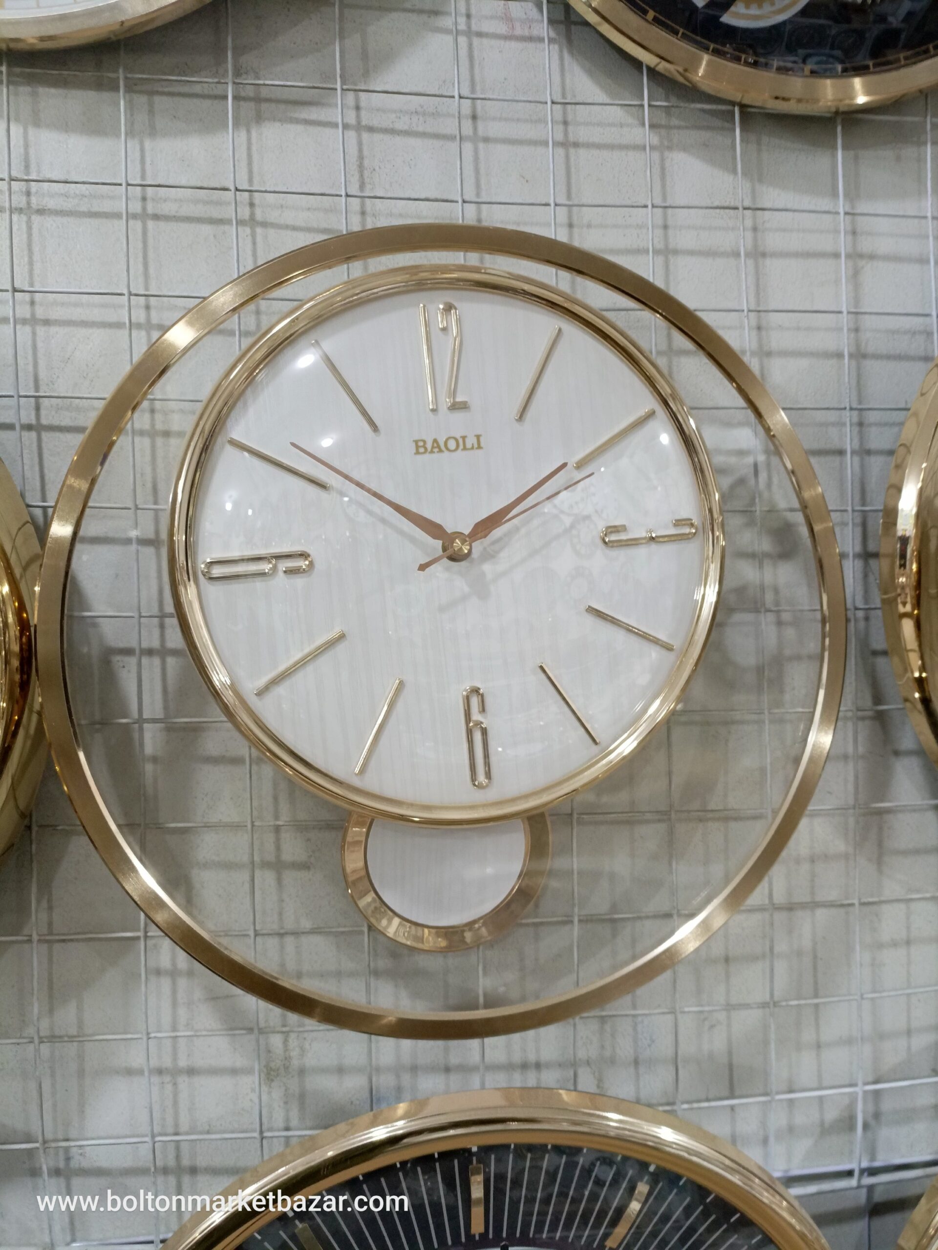 2026/06/1010818067-scaled.jpg New Look Pendulum Wall Decor Clock - Image 1