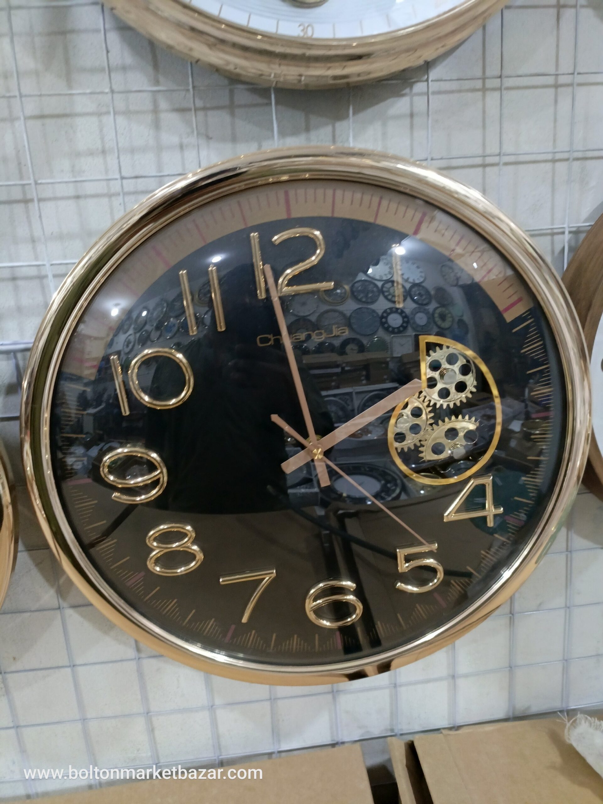2026/06/1010818068-scaled.jpg New Look Gear Movement Wall Decor Clock - Image 1