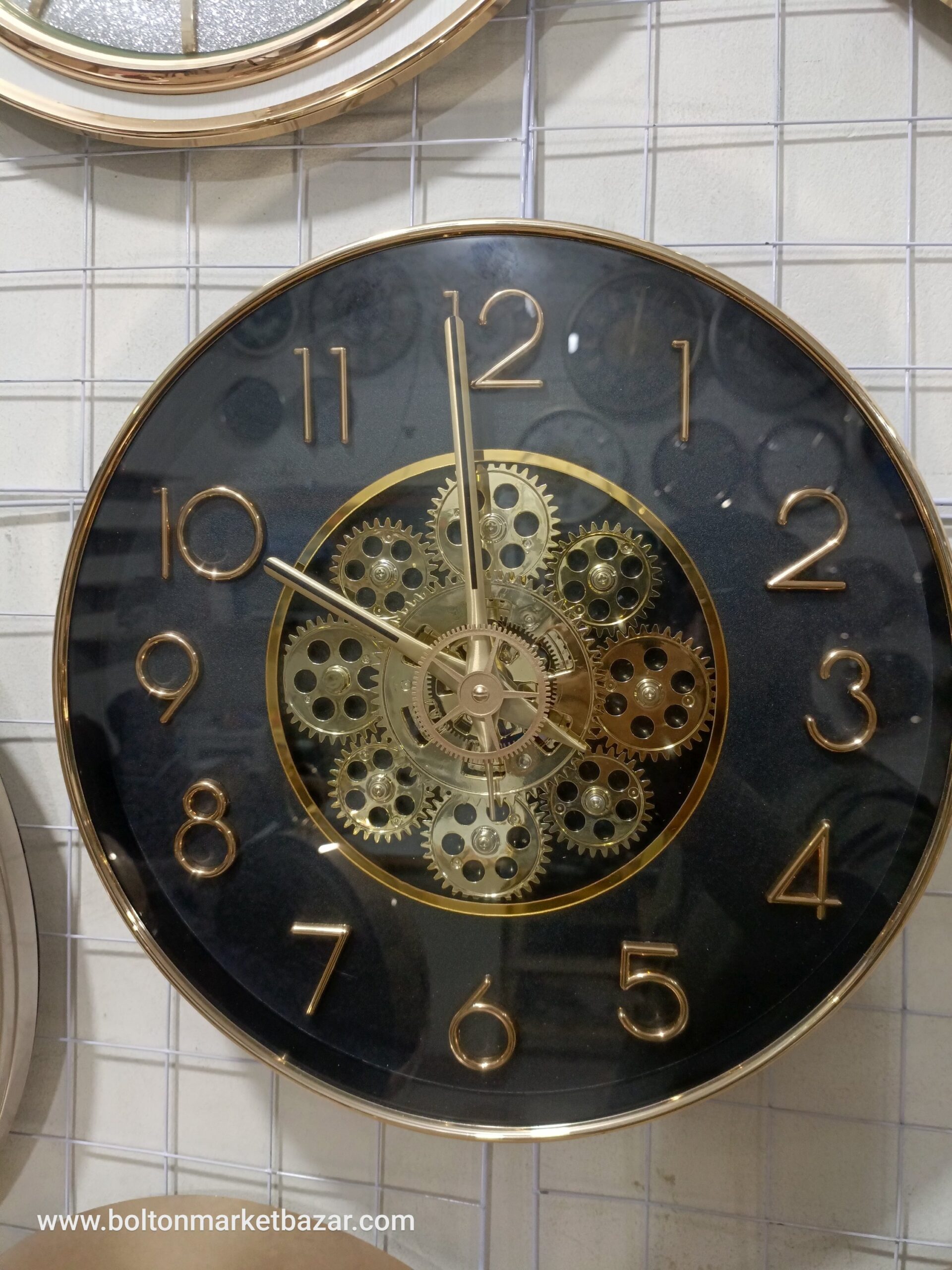 2026/06/1010818071-scaled.jpg Premium Quality Gear Movement Wall Decor Clock - Image 1