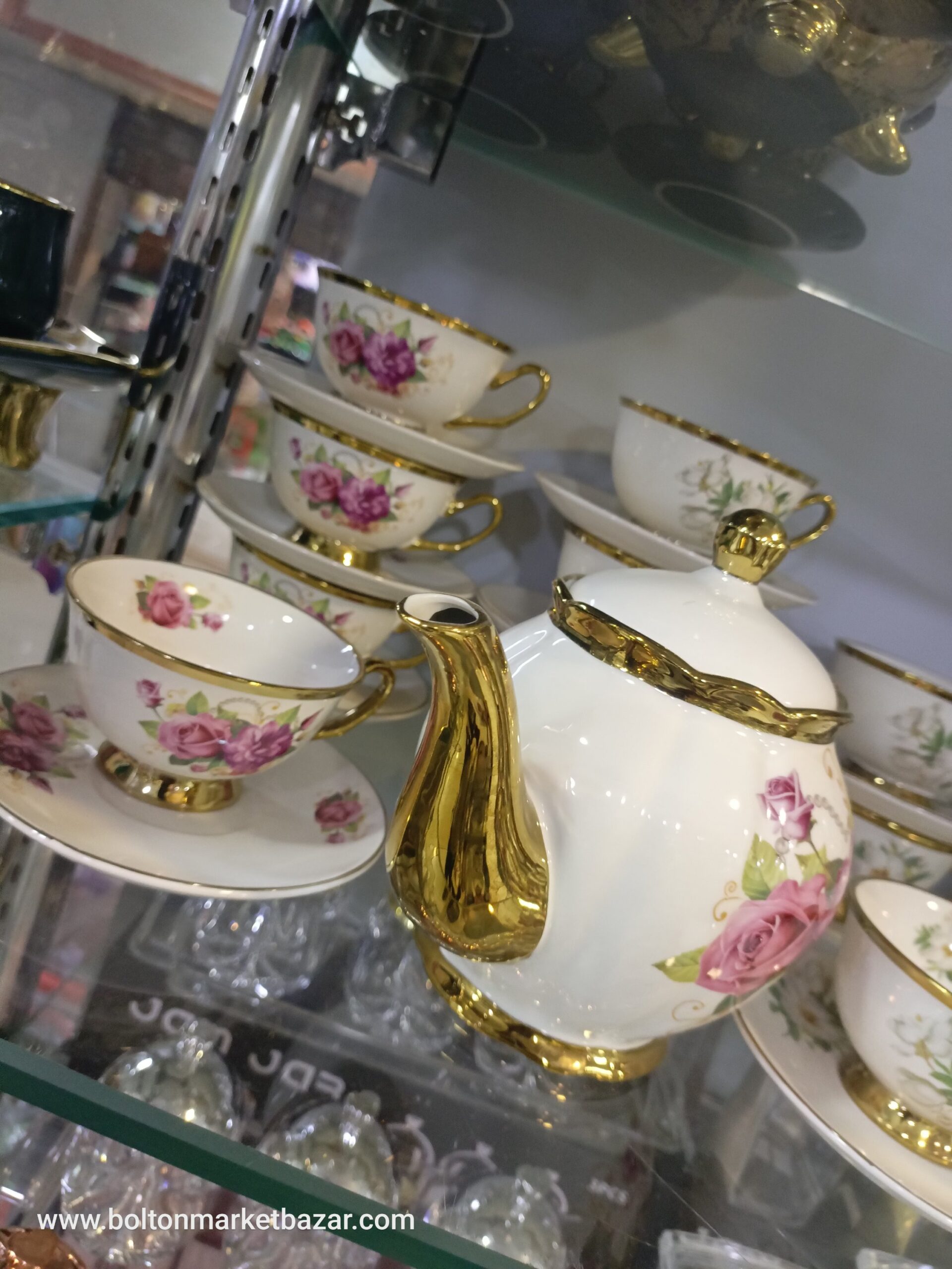 2026/06/1010828625-scaled.jpg Imported Tea Set 7pc Bone China - Image 1