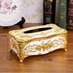 Tissue Box Vintage Rose Petal Box Size - Image 3