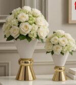 Premium Quality 2pc Ceramic Vase 8 Inch & 11 Inch