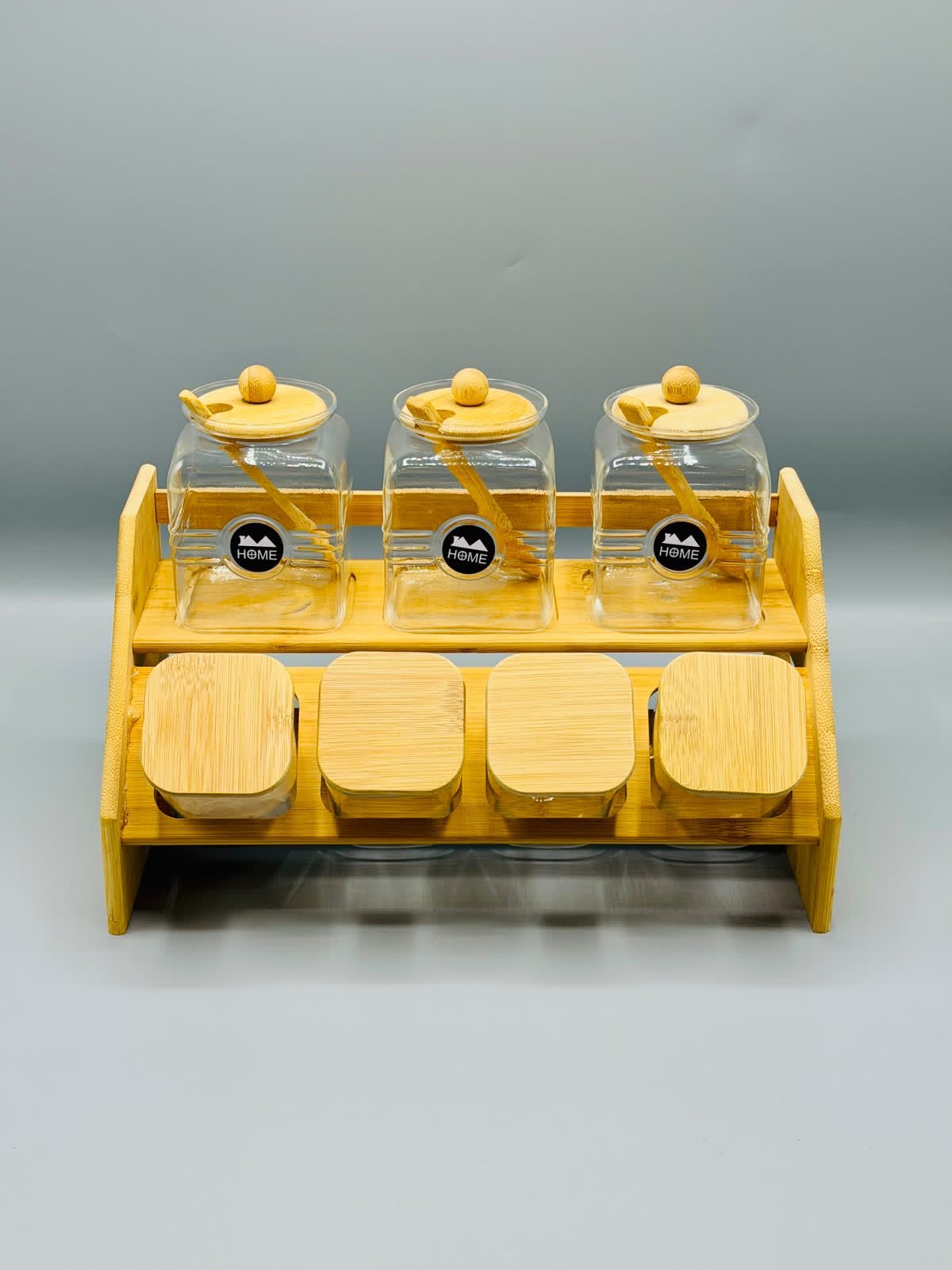 Premium Quality 6pc spice jar with stand